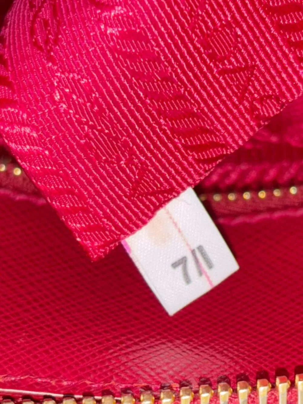 Prada Promenade Medium Saffiano Lux Leather Shoulder Bag Red